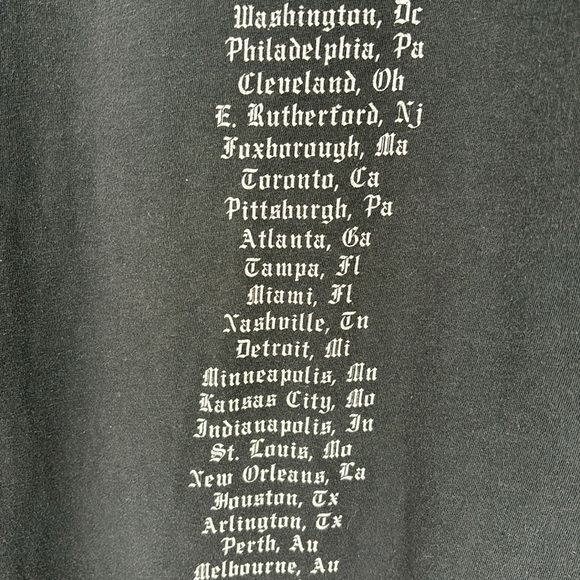 Taylor Swift Reputation Stadium Tour Tee Official Merch Women’s Size Large Black - Picture 6 of 9